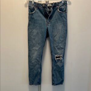Abercrombie Distressed Blue Jeans
